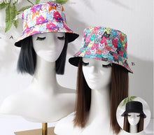Load image into Gallery viewer, Cat Crowd Reversible Bucket Hat
