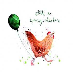 Still A Spring Chicken Card