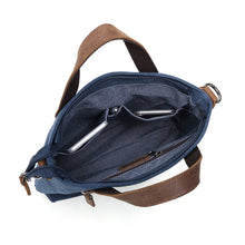 Load image into Gallery viewer, Canvas Tote w/ Leather Trim - Charcoal (Davan)
