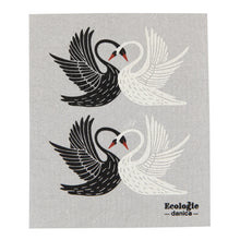 Load image into Gallery viewer, Swan Song Swedish Dishcloth

