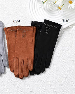 Sparkle Cuff Glove - Black (Picabo)