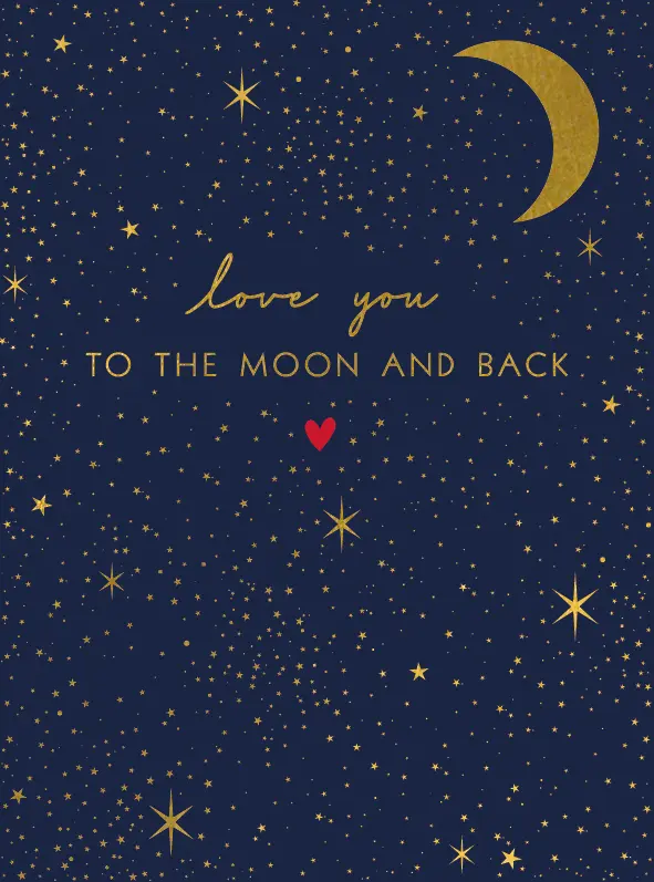 Love You to the Moon.... Card
