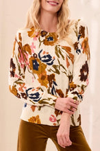 Load image into Gallery viewer, Printed Cable Crew Neck Sweater  (Tribal) - 2 Prints Available

