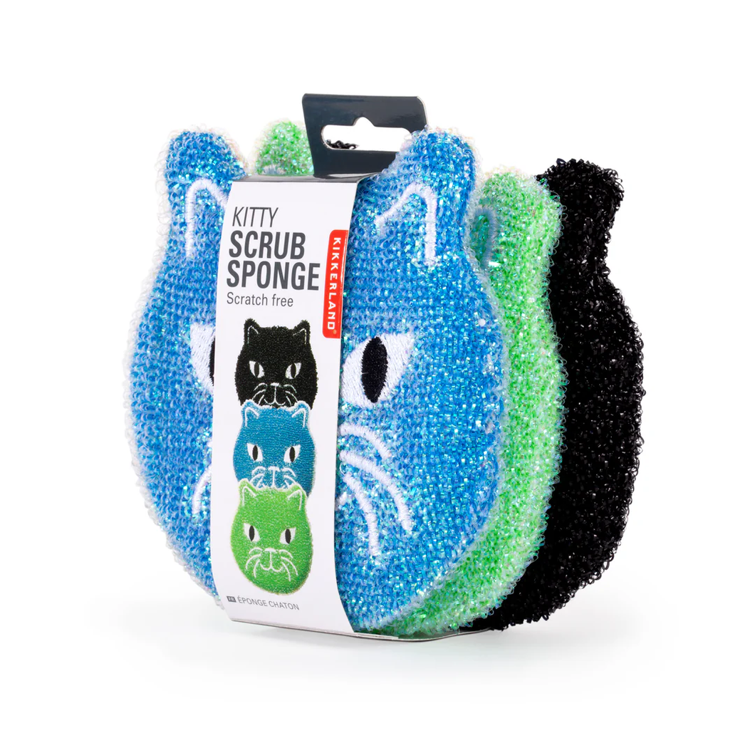 Kitty Scrub Sponges Set/3