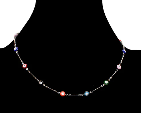 Evil Eye Multi Colour Necklace