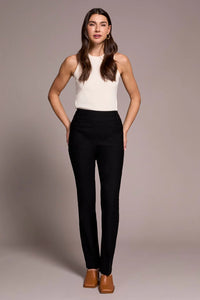 Petite Flatten It Pull On Pant - Black (Tribal)