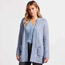 Load image into Gallery viewer, Patch Pocket Cardigan - Blue Jay (Tribal)
