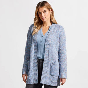 Patch Pocket Cardigan - Blue Jay (Tribal)