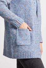 Load image into Gallery viewer, Patch Pocket Cardigan - Blue Jay (Tribal)
