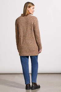 Patch Pocket Cardigan - Cappucino (Tribal)