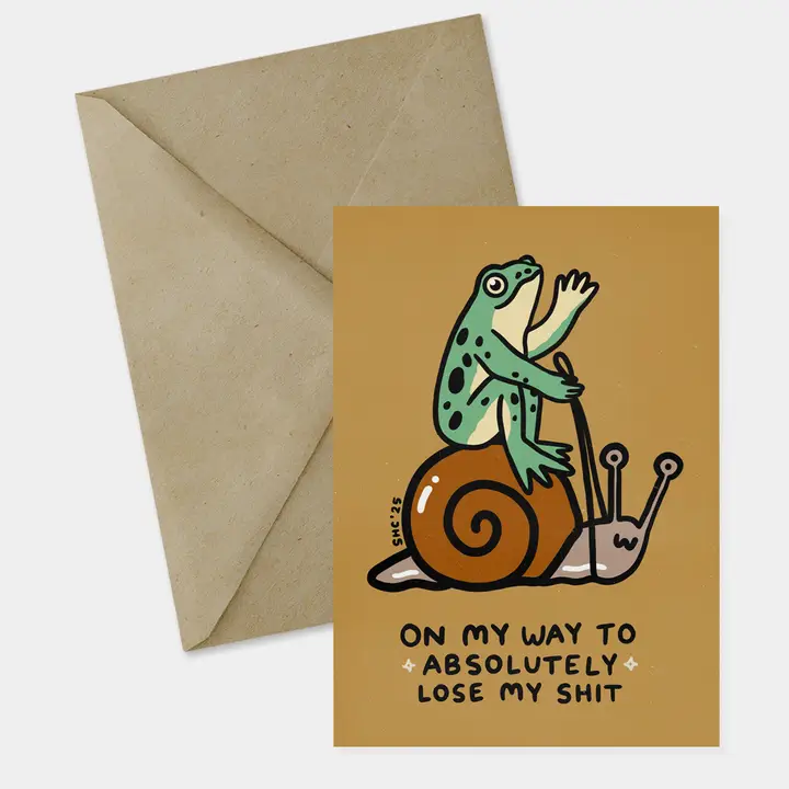 On My Way To Lose My Shit Card