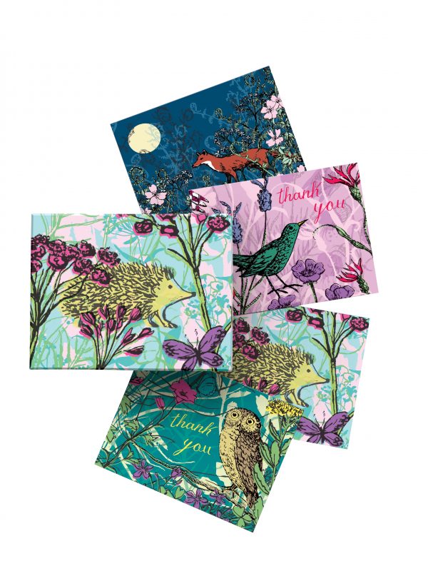 Roger la Borde Woodland Notecard Set/8