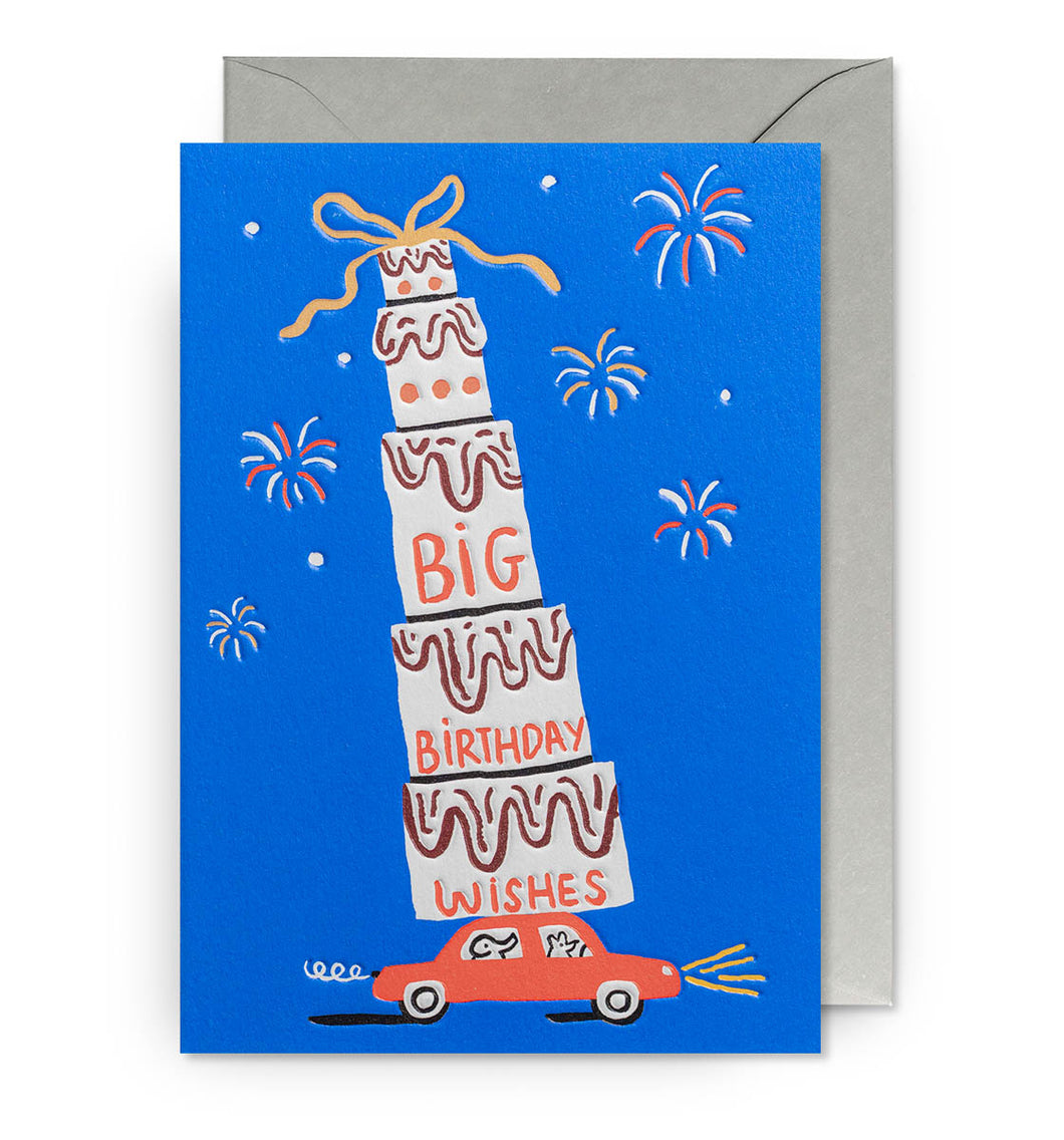 Big Birthday Wishes Card