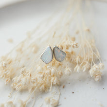 Load image into Gallery viewer, Opal Chip Stud - Silver Plated (Glee)
