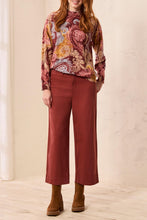 Load image into Gallery viewer, Comfort Stretch High Rise Palazzo Pants - Henna (Tribal)
