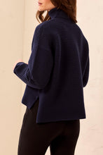 Load image into Gallery viewer, High Low  Ribbed Sweater - Nightfall (Tribal)
