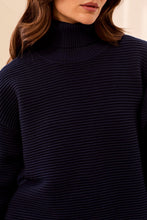 Load image into Gallery viewer, High Low  Ribbed Sweater - Nightfall (Tribal)
