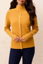 Load image into Gallery viewer, Ribbed Cardigan - Chili, Black or Buff (Tribal)
