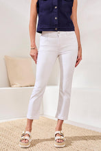 Load image into Gallery viewer, Audrey Straight Leg Crop Jeans - White (Tribal)

