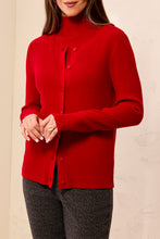 Load image into Gallery viewer, Ribbed Cardigan - Chili, Black or Buff (Tribal)
