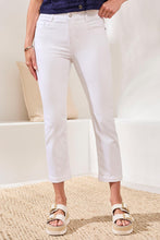 Load image into Gallery viewer, Audrey Straight Leg Crop Jeans - White (Tribal)

