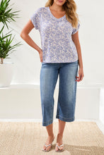 Load image into Gallery viewer, Cap Sleeve Wear Two Ways Tee - Saltwater (Tribal)

