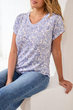 Load image into Gallery viewer, Cap Sleeve Wear Two Ways Tee - Saltwater (Tribal)
