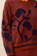 Load image into Gallery viewer, Crew Neck Sweater-Cedar  (Tribal)
