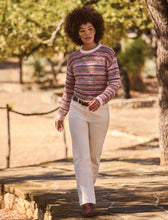 Load image into Gallery viewer, Mixed Yarn Crew Sweater - M.Nostalgia (Tribal)
