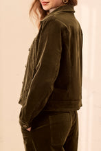 Load image into Gallery viewer, Corduroy Jacket - Basil (Tribal)
