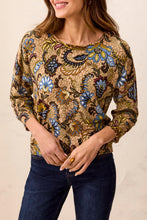 Load image into Gallery viewer, Soft Yarn 3/4 Sleeve Sweater - Aloe (Tribal)
