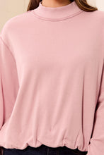 Load image into Gallery viewer, Bubble Sweatshirt w/ Rib Detail - Pinkfrost (Tribal)
