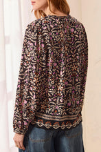 Load image into Gallery viewer, L/S Blouse w/ Front Placket  (Tribal)
