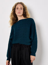 Load image into Gallery viewer, Cable Batwing - Teal (Apricot)
