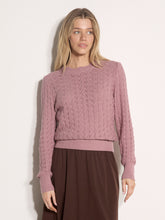 Load image into Gallery viewer, Pointelle Sweater - Pink (Apricot)
