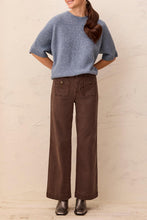 Load image into Gallery viewer, Sophia Curvy Super Straight Ankle Pant - Saddle Brown (Tribal)
