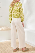 Load image into Gallery viewer, Linen Mix Pull-On Ankle Pant - Canvas (Tribal)
