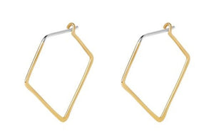 Sara Dainty Tri Hoop - Gold Plated (Bambu)