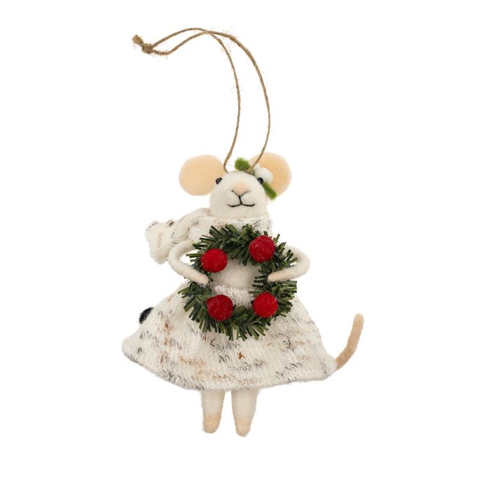 Jolly Julia Mouse Ornament