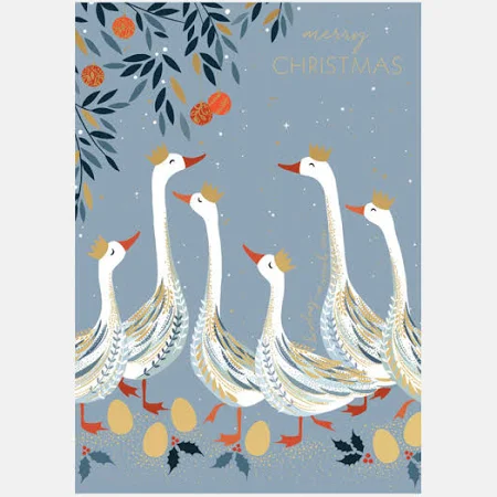 Sara Miller Geese Christmas Card