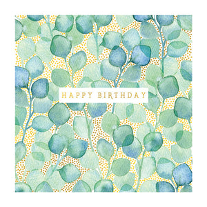 Eucalyptus Birthday Card