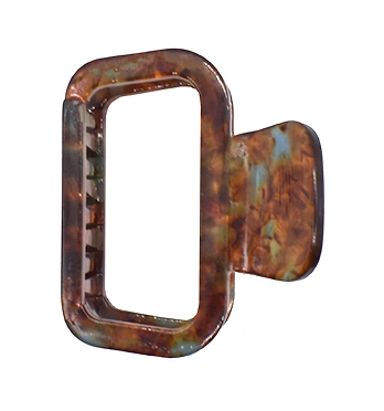 Hollow Hair Claw - Brown & Blue