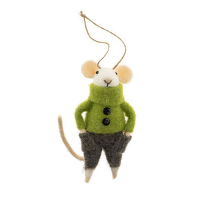Comfortable Cooper Mouse Ornament