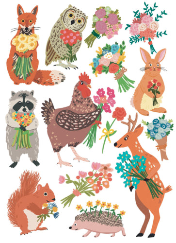Menagerie Thank You Card
