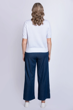 Load image into Gallery viewer, Shen Cotton Cardigan - White (Blue Sky)
