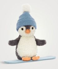 Load image into Gallery viewer, Jellycat Small Snowboarding Peanut Penguin
