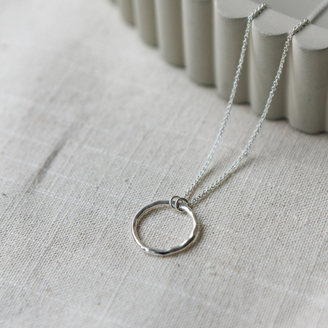 Wholesome Loop Necklace - Silver Plated (Glee)