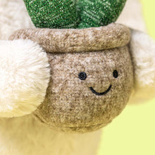 Load image into Gallery viewer, Jellycat Cream Bunny with Plant
