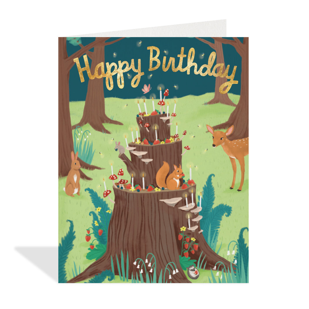 Woodland Birthday Card