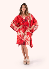Load image into Gallery viewer, Rouge Blooms Beach Cover-Up - One Size(Powder)
